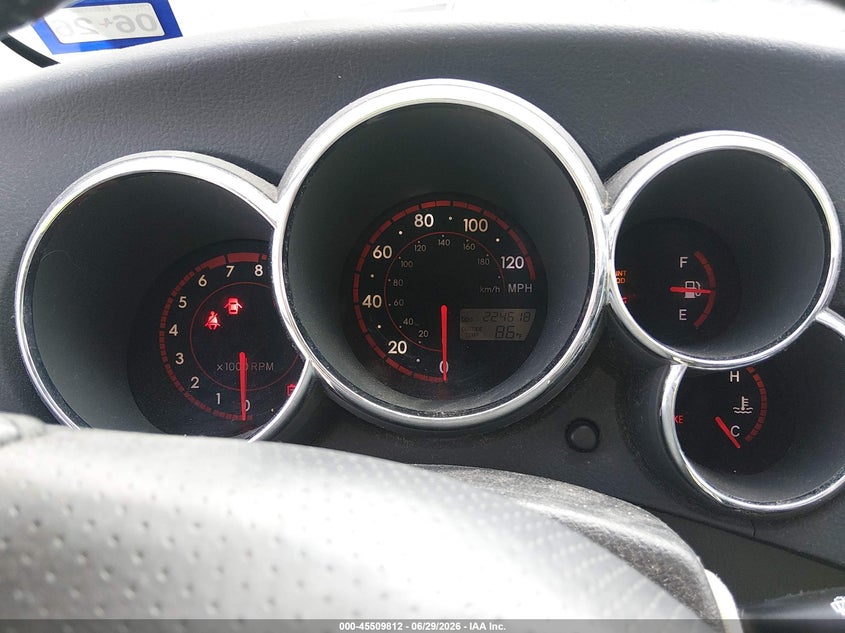 2006 Toyota Matrix VIN 2T1KR32E26C581444 IAAI salvage auction — NORMAL WEAR, Clear (Texas), sold $500 on 2026-07-09 (photo 7)