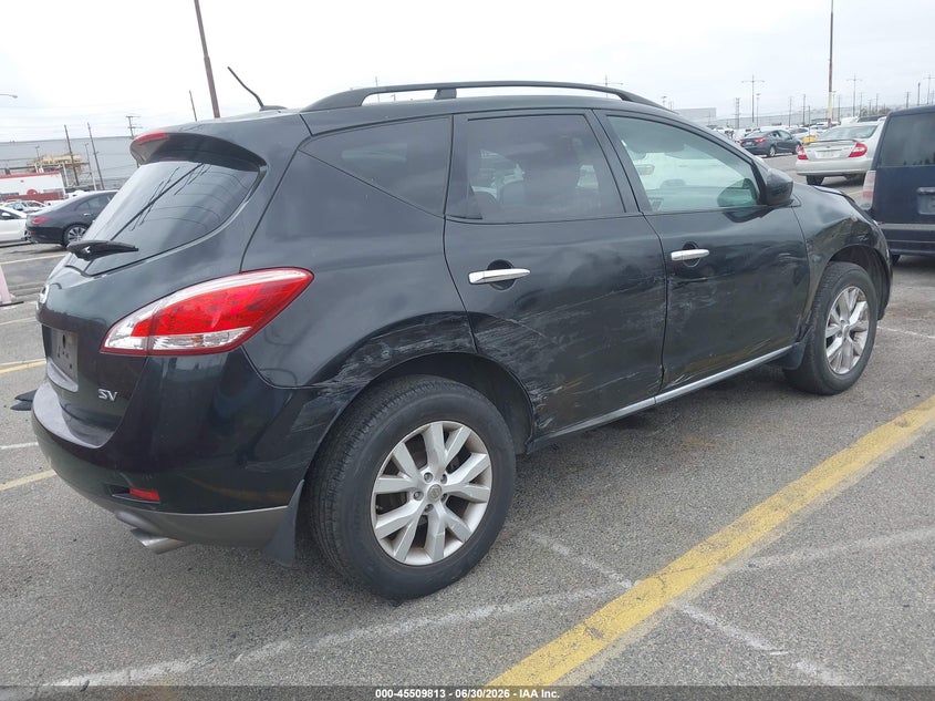 2011 Nissan Murano VIN JN8AZ1MU3BW054703 IAAI salvage auction — NORMAL WEAR, App For Dup Clear (California), sold $400 on 2026-07-28 (photo 4)