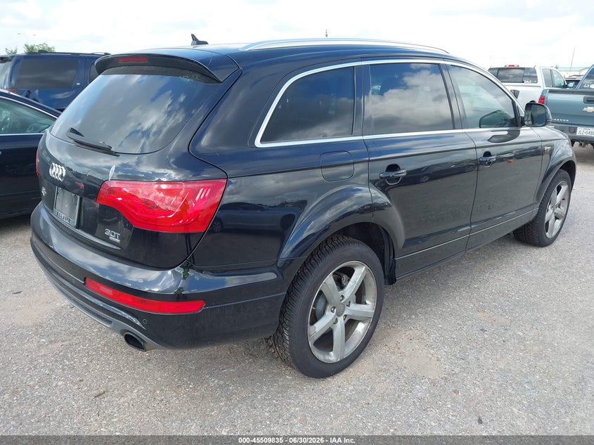 2014 Audi Q7 VIN WA1DGAFE2ED005846 IAAI salvage auction — NORMAL WEAR, Original (Texas), sold $500 on 2026-07-29 (photo 4)