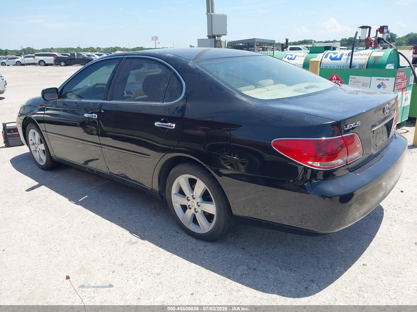 2005 Lexus Es 330 VIN JTHBA30G455131073 IAAI salvage auction — NORMAL WEAR, Original (Texas), sold $575 on 2026-07-21 (photo 3)
