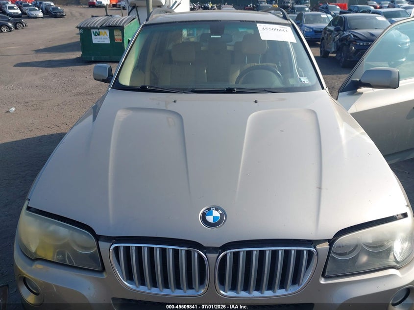 2007 BMW X3 VIN WBXPC93407WF27512 IAAI salvage auction — NORMAL WEAR, Clear (Pennsylvania), sold $300 on 2026-07-21 (photo 6)