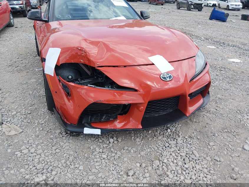 2024 Toyota Supra VIN WZ1DB0G08RW063537 IAAI salvage auction — FRONT END, Clear (Tennessee), sold $26,000 on 2026-08-17 (photo 6)