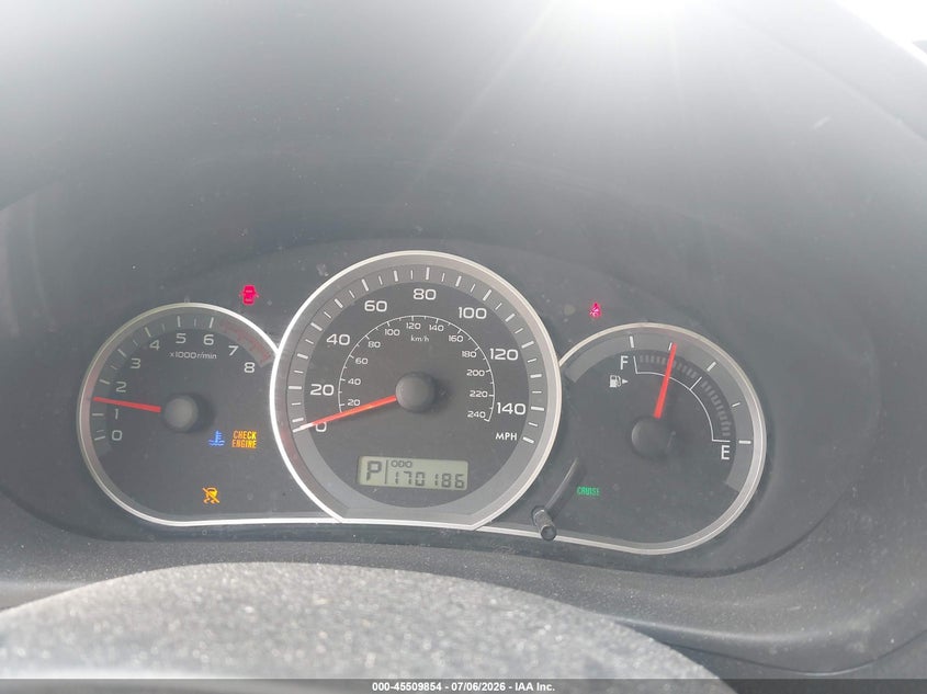 2011 Subaru Impreza VIN JF1GE6A69BH500917 IAAI salvage auction — NORMAL WEAR, Clear (Colorado), sold $375 on 2026-07-22 (photo 7)