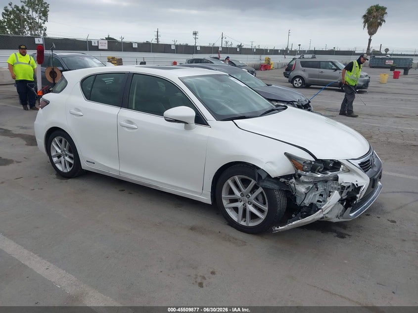2016 Lexus Ct VIN JTHKD5BH3G2270785 IAAI salvage auction — FRONT END, Salvage Title, sold $4,150 on 2026-07-23 (photo 1)