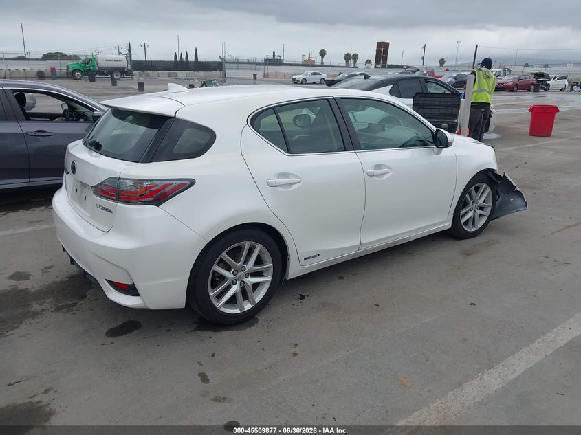 2016 Lexus Ct VIN JTHKD5BH3G2270785 IAAI salvage auction — FRONT END, Salvage Title, sold $4,150 on 2026-07-23 (photo 4)