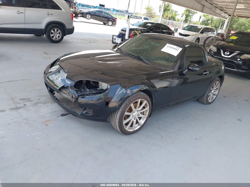 2008 Mazda Mx-5 VIN JM1NC26F080157026 IAAI salvage auction — NORMAL WEAR, Clear (Florida), sold $375 on 2026-07-15 (photo 2)