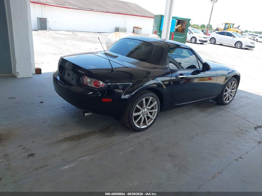 2008 Mazda Mx-5 VIN JM1NC26F080157026 IAAI salvage auction — NORMAL WEAR, Clear (Florida), sold $375 on 2026-07-15 (photo 4)