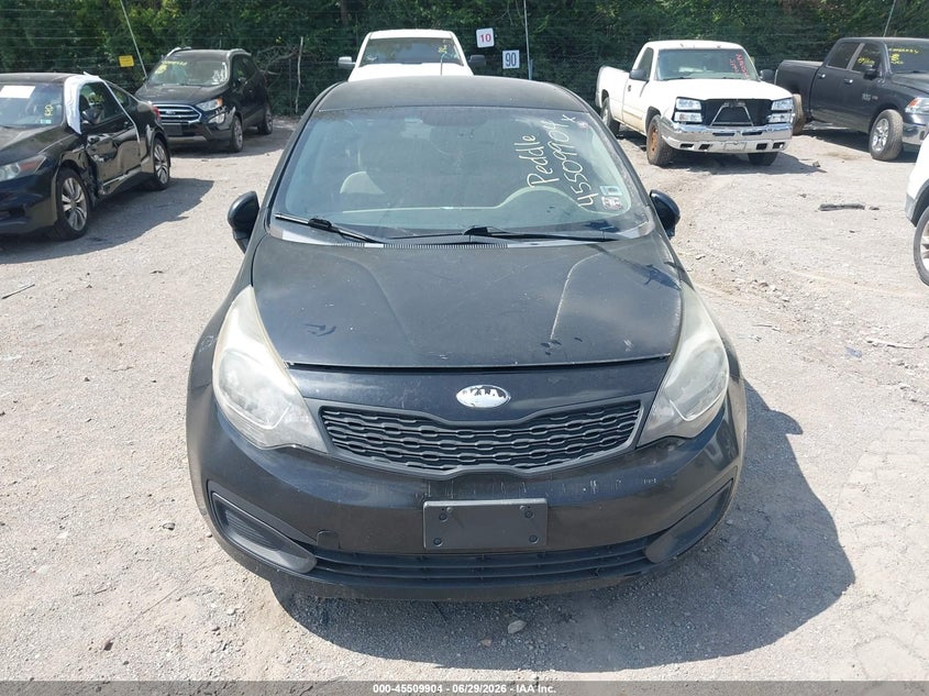 2014 Kia Rio VIN KNADM4A37E6414528 IAAI salvage auction — NORMAL WEAR, Clear (Indiana), sold $350 on 2026-07-22 (photo 6)
