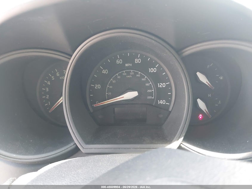 2014 Kia Rio VIN KNADM4A37E6414528 IAAI salvage auction — NORMAL WEAR, Clear (Indiana), sold $350 on 2026-07-22 (photo 7)