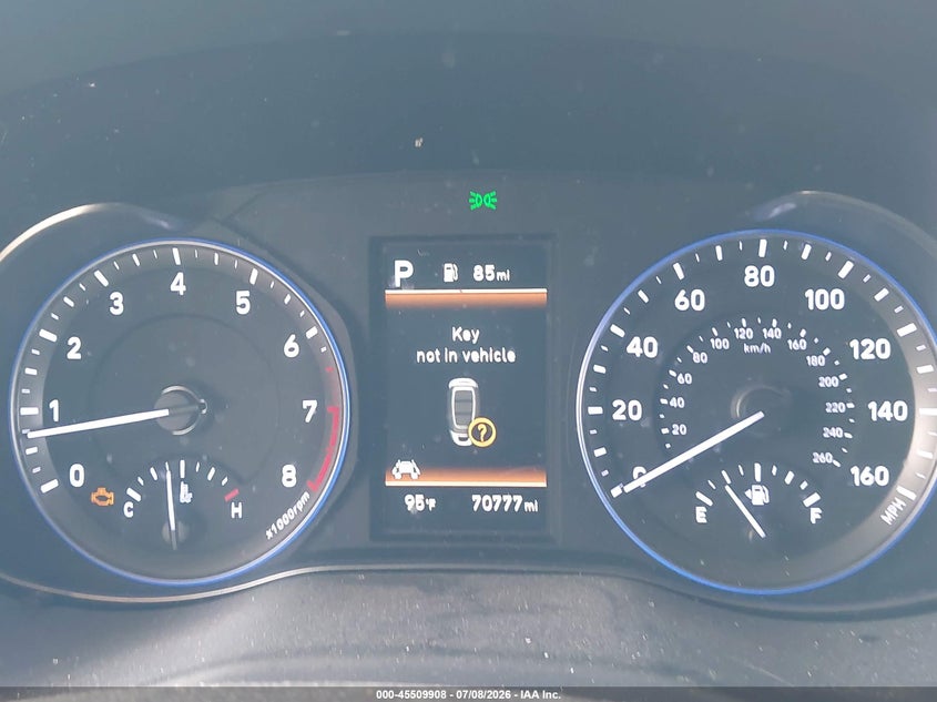 2020 Hyundai Kona VIN KM8K62AA9LU450409 IAAI salvage auction — NORMAL WEAR, Clear (Florida), sold $1,300 on 2026-07-21 (photo 7)