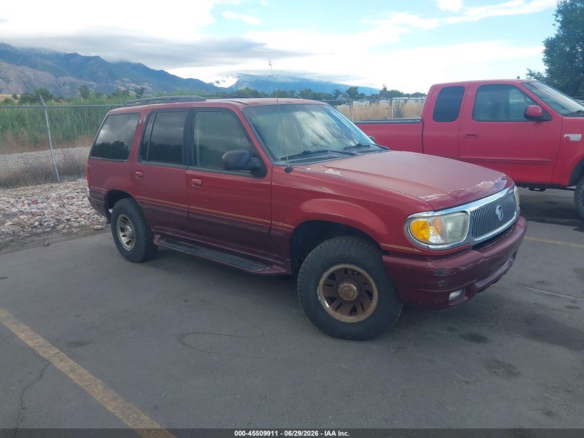 1998 Mercury Mountaineer VIN 4M2ZU55P6WUJ38426 IAAI salvage auction — NORMAL WEAR, Clear (Utah), sold $275 on 2026-07-09 (photo 1)