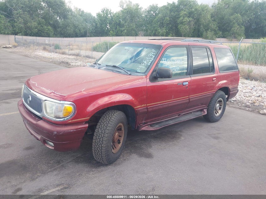 1998 Mercury Mountaineer VIN 4M2ZU55P6WUJ38426 IAAI salvage auction — NORMAL WEAR, Clear (Utah), sold $275 on 2026-07-09 (photo 2)