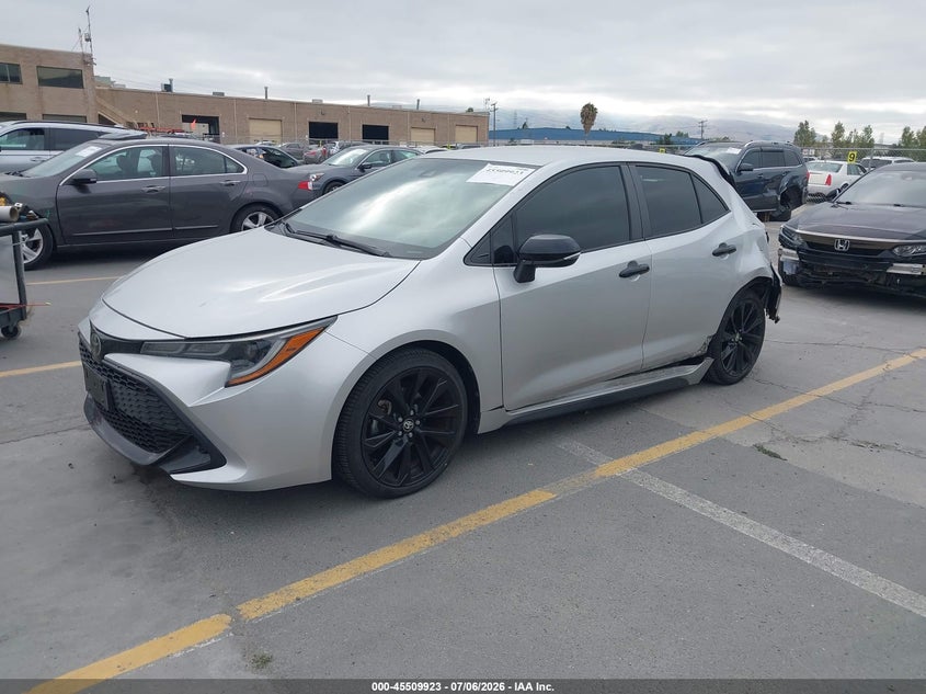 2020 Toyota Corolla VIN JTND4RBE4L3073597 IAAI salvage auction — LEFT REAR, Salvage (California), sold $2,050 on 2026-07-29 (photo 2)