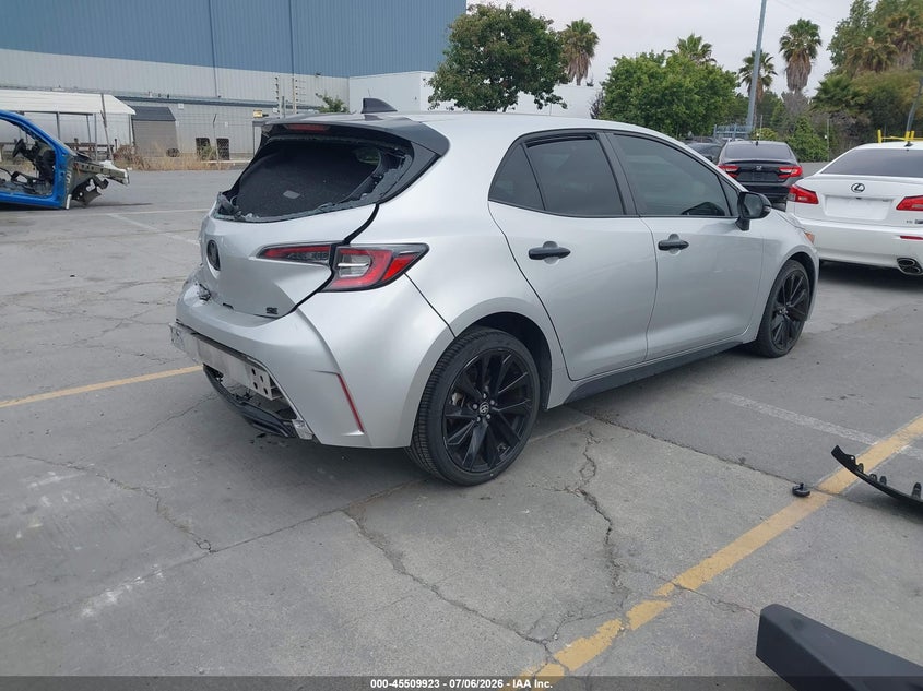 2020 Toyota Corolla VIN JTND4RBE4L3073597 IAAI salvage auction — LEFT REAR, Salvage (California), sold $2,050 on 2026-07-29 (photo 4)