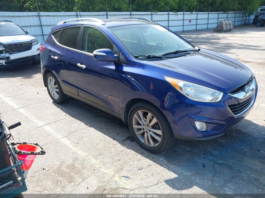 2013 Hyundai Tucson VIN KM8JUCAC6DU663392 IAAI salvage auction — NORMAL WEAR, Clear (Michigan), sold $1,350 on 2026-07-30 (photo 1)