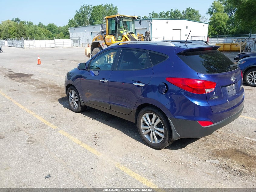 2013 Hyundai Tucson VIN KM8JUCAC6DU663392 IAAI salvage auction — NORMAL WEAR, Clear (Michigan), sold $1,350 on 2026-07-30 (photo 3)