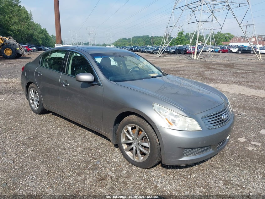 2008 Infiniti G35 VIN JNKBV61F88M251402 IAAI salvage auction — NORMAL WEAR, Clear (Pennsylvania), sold $925 on 2026-07-31 (photo 1)