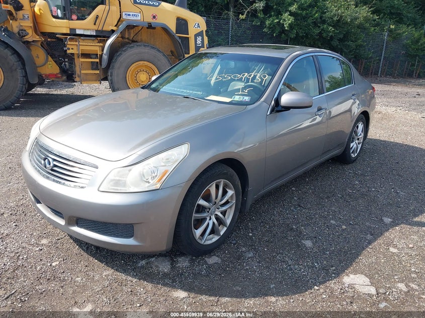 2008 Infiniti G35 VIN JNKBV61F88M251402 IAAI salvage auction — NORMAL WEAR, Clear (Pennsylvania), sold $925 on 2026-07-31 (photo 2)