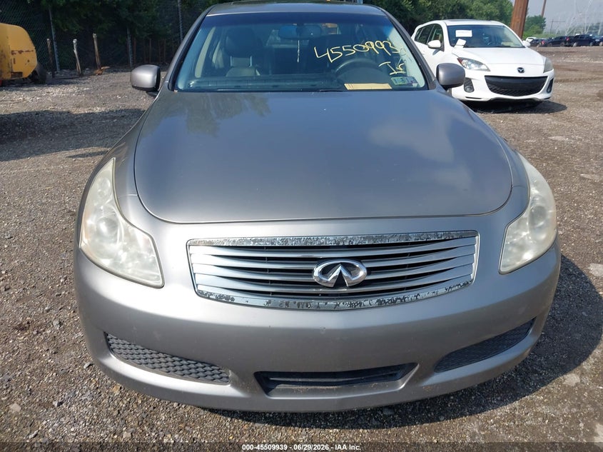 2008 Infiniti G35 VIN JNKBV61F88M251402 IAAI salvage auction — NORMAL WEAR, Clear (Pennsylvania), sold $925 on 2026-07-31 (photo 6)