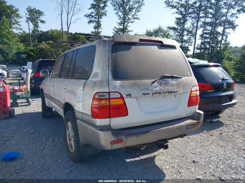 1999 Toyota Land cruiser VIN JT3HT05J1X0066955 IAAI salvage auction — NORMAL WEAR, Clear (Virginia), sold $6,600 on 2026-07-07 (photo 3)