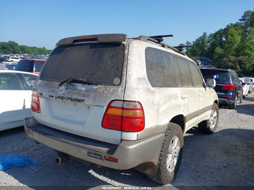 1999 Toyota Land cruiser VIN JT3HT05J1X0066955 IAAI salvage auction — NORMAL WEAR, Clear (Virginia), sold $6,600 on 2026-07-07 (photo 4)