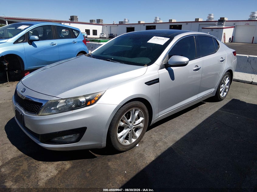 2013 Kia Optima VIN 5XXGN4A70DG252628 IAAI salvage auction — NORMAL WEAR, Clear (California), sold $1,100 on 2026-07-10 (photo 2)