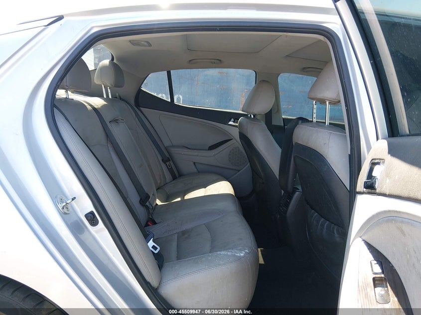 2013 Kia Optima VIN 5XXGN4A70DG252628 IAAI salvage auction — NORMAL WEAR, Clear (California), sold $1,100 on 2026-07-10 (photo 8)