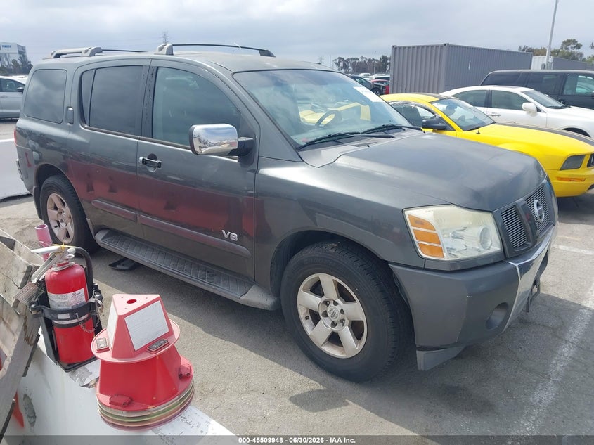 2007 Nissan Armada VIN 5N1AA08A27N714882 IAAI salvage auction — NORMAL WEAR, Clear - Dealer Only (California), sold $400 on 2026-07-09 (photo 1)