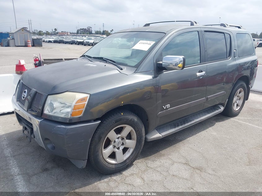 2007 Nissan Armada VIN 5N1AA08A27N714882 IAAI salvage auction — NORMAL WEAR, Clear - Dealer Only (California), sold $400 on 2026-07-09 (photo 2)