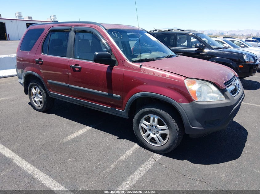 2002 Honda Cr-v VIN SHSRD78872U003974 IAAI salvage auction — NORMAL WEAR, Clear (Pennsylvania), sold $700 on 2026-07-24 (photo 1)