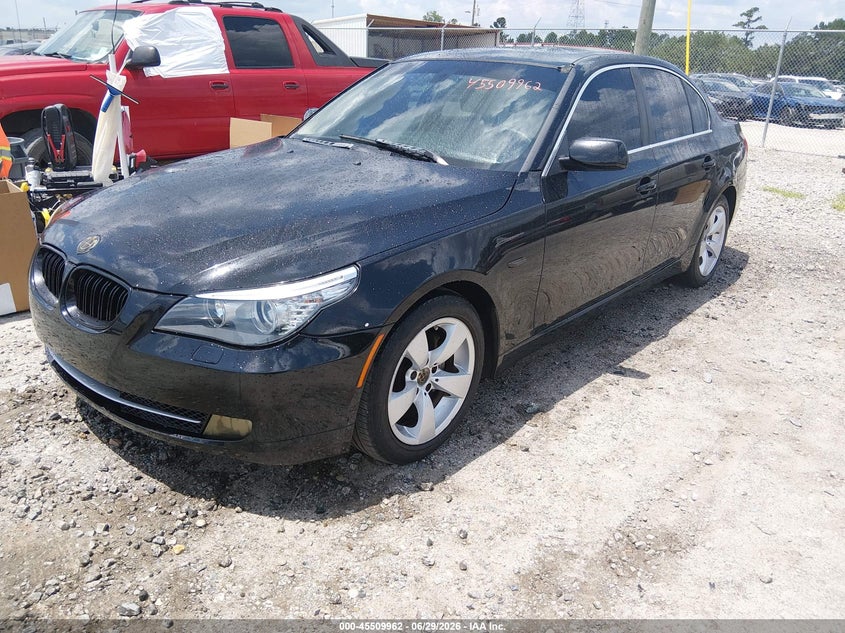 2008 BMW 5 series VIN WBANU53588CT14789 IAAI salvage auction — NORMAL WEAR, Repossession Paperwork (South Carolina), sold $725 on 2026-07-31 (photo 2)
