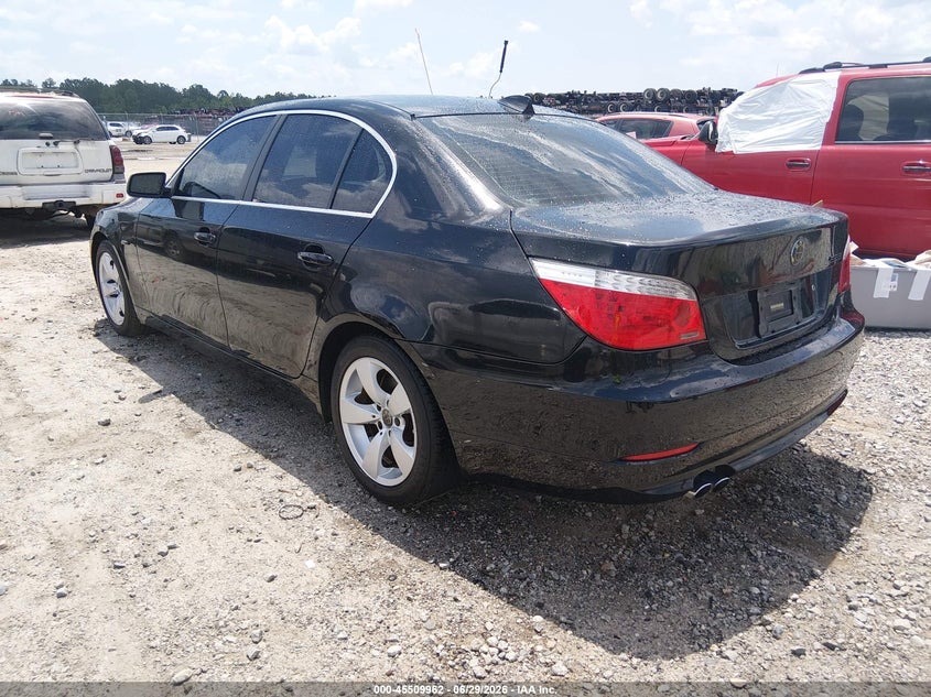2008 BMW 5 series VIN WBANU53588CT14789 IAAI salvage auction — NORMAL WEAR, Repossession Paperwork (South Carolina), sold $725 on 2026-07-31 (photo 3)