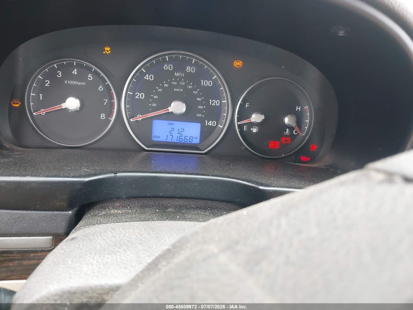 2011 Hyundai Santa fe VIN 5XYZGDAB2BG071644 IAAI salvage auction — NORMAL WEAR, Clear (North Carolina), sold $650 on 2026-07-24 (photo 7)