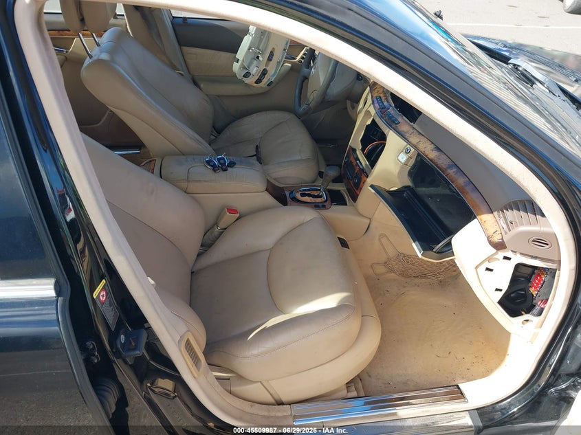 2004 Mercedes-benz S class VIN WDBNG75J94A426070 IAAI salvage auction — NORMAL WEAR, Clear (Hawaii), sold $100 on 2026-07-28 (photo 5)