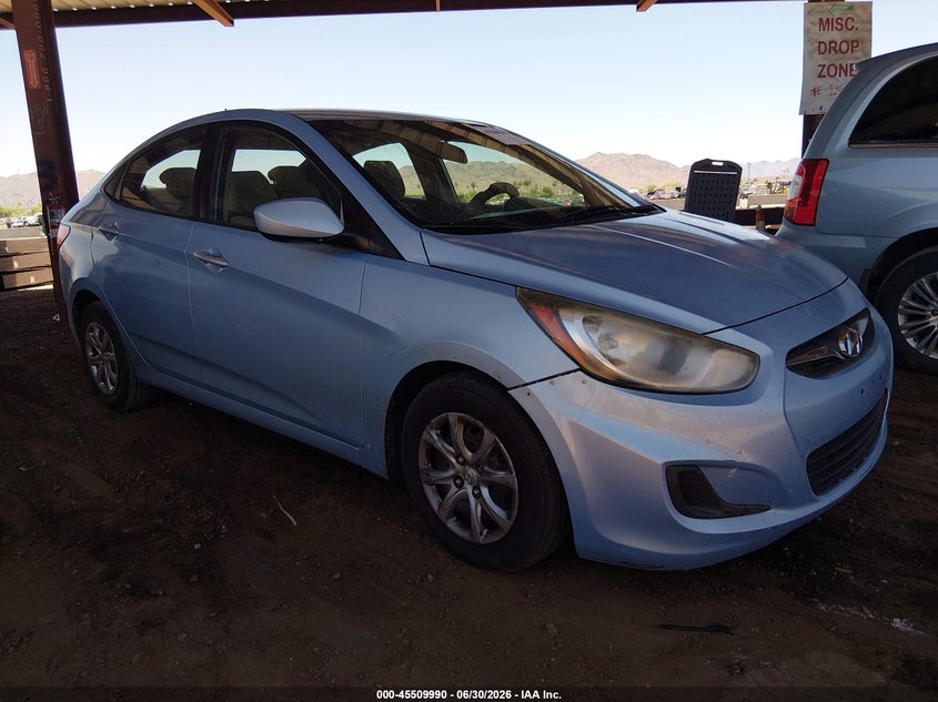 2014 Hyundai Accent VIN KMHCT4AE6EU598449 IAAI salvage auction — NORMAL WEAR, Clear-Dealer Only (Arizona), sold $575 on 2026-07-28 (photo 1)
