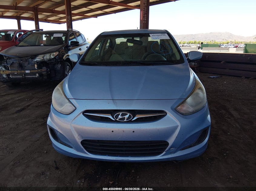 2014 Hyundai Accent VIN KMHCT4AE6EU598449 IAAI salvage auction — NORMAL WEAR, Clear-Dealer Only (Arizona), sold $575 on 2026-07-28 (photo 6)