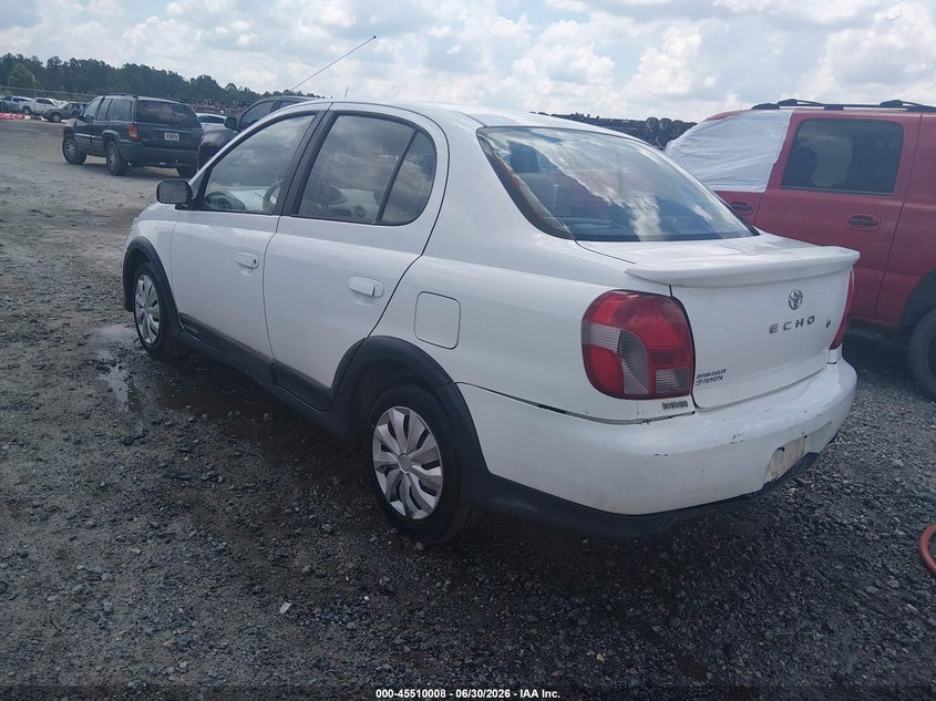 2000 Toyota Echo VIN JTDBT123XY0079587 IAAI salvage auction — NORMAL WEAR, Repossession Paperwork (Georgia), sold $425 on 2026-07-24 (photo 3)