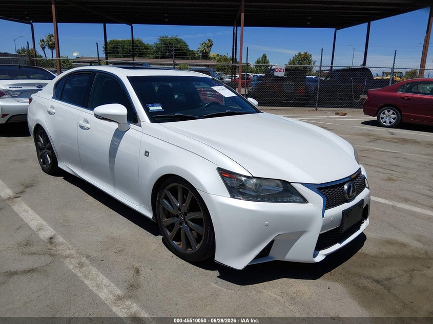 2013 Lexus Gs VIN JTHBE1BL1D5001608 IAAI salvage auction — NORMAL WEAR, Clear - Dealer Only (California), sold $9,150 on 2026-07-07 (photo 1)
