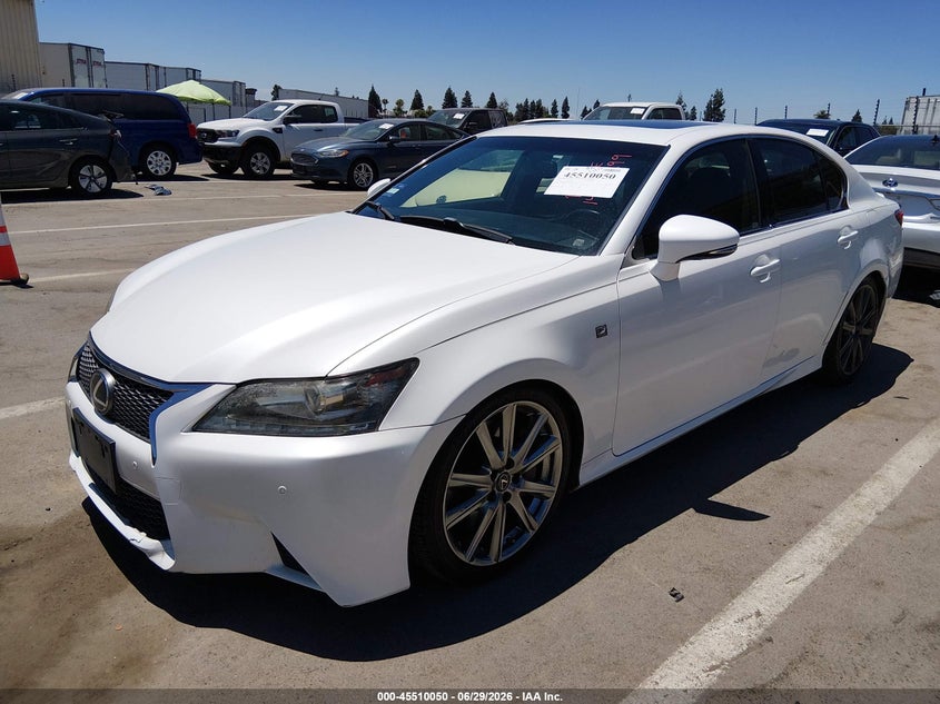2013 Lexus Gs VIN JTHBE1BL1D5001608 IAAI salvage auction — NORMAL WEAR, Clear - Dealer Only (California), sold $9,150 on 2026-07-07 (photo 2)