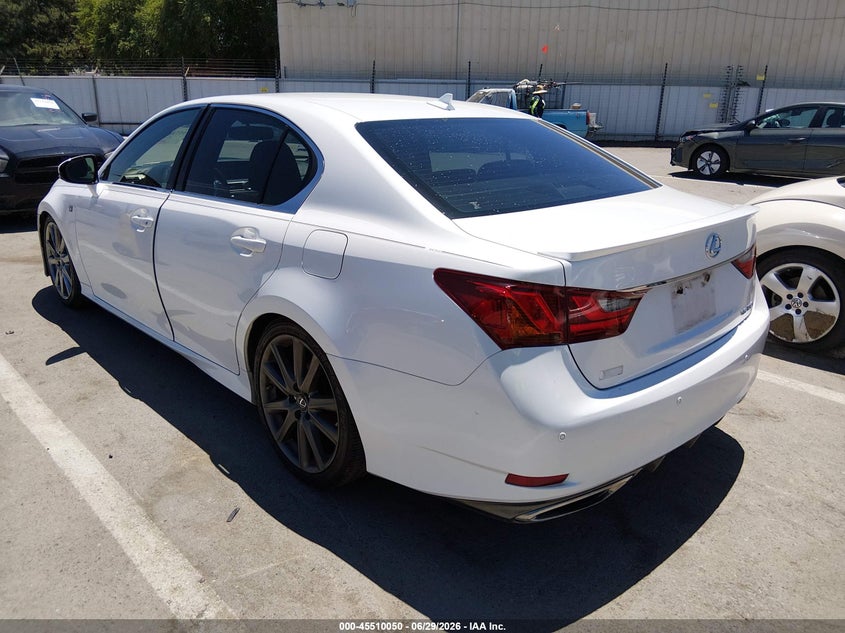 2013 Lexus Gs VIN JTHBE1BL1D5001608 IAAI salvage auction — NORMAL WEAR, Clear - Dealer Only (California), sold $9,150 on 2026-07-07 (photo 3)