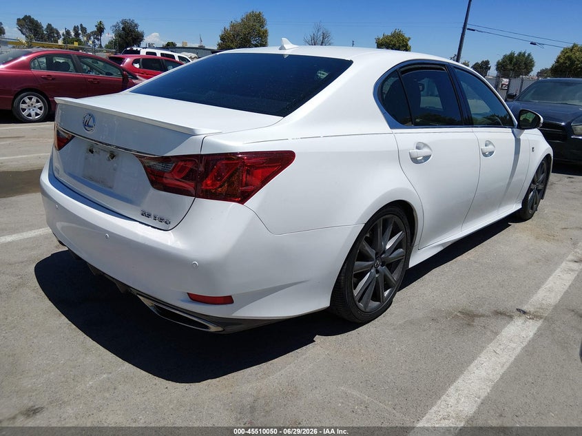 2013 Lexus Gs VIN JTHBE1BL1D5001608 IAAI salvage auction — NORMAL WEAR, Clear - Dealer Only (California), sold $9,150 on 2026-07-07 (photo 4)