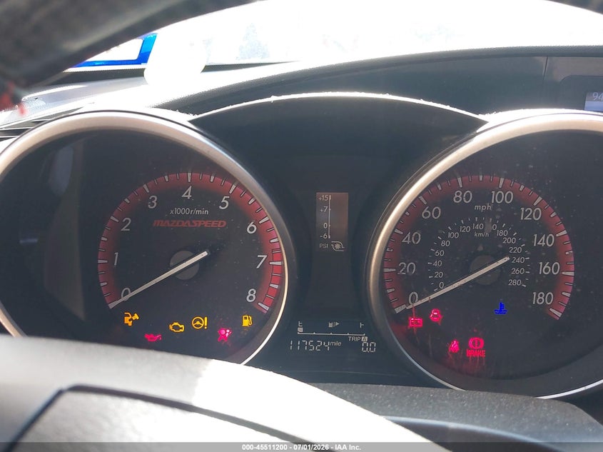 2013 Mazda 3 VIN JM1BL1L38D1715605 IAAI salvage auction — NORMAL WEAR, Original (Texas), sold $725 on 2026-07-09 (photo 7)