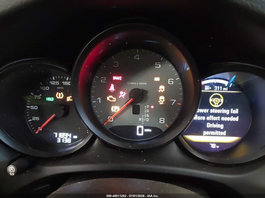 2018 Porsche Macan VIN WP1AB2A50JLB33604 IAAI salvage auction — FRONT END, Salvage Title, sold $4,100 on 2026-08-10 (photo 7)