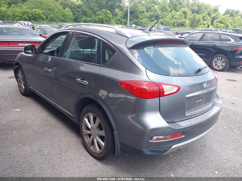 2017 Infiniti Qx50 VIN JN1BJ0RP2HM381511 IAAI salvage auction — NORMAL WEAR, Clear (Alabama), sold $3,250 on 2026-07-07 (photo 3)