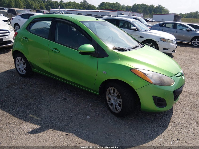2012 Mazda 2 VIN JM1DE1KZ0C0151896 IAAI salvage auction — NORMAL WEAR, Clear (Delaware), sold $325 on 2026-07-06 (photo 1)