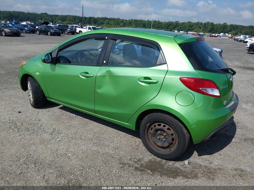 2012 Mazda 2 VIN JM1DE1KZ0C0151896 IAAI salvage auction — NORMAL WEAR, Clear (Delaware), sold $325 on 2026-07-06 (photo 3)