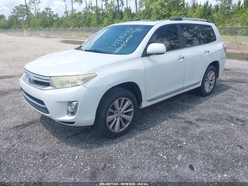 2012 Toyota Highlander hybrid VIN JTEDC3EH8C2008084 IAAI salvage auction — NORMAL WEAR, Clear (Florida), sold $3,700 on 2026-07-07 (photo 2)