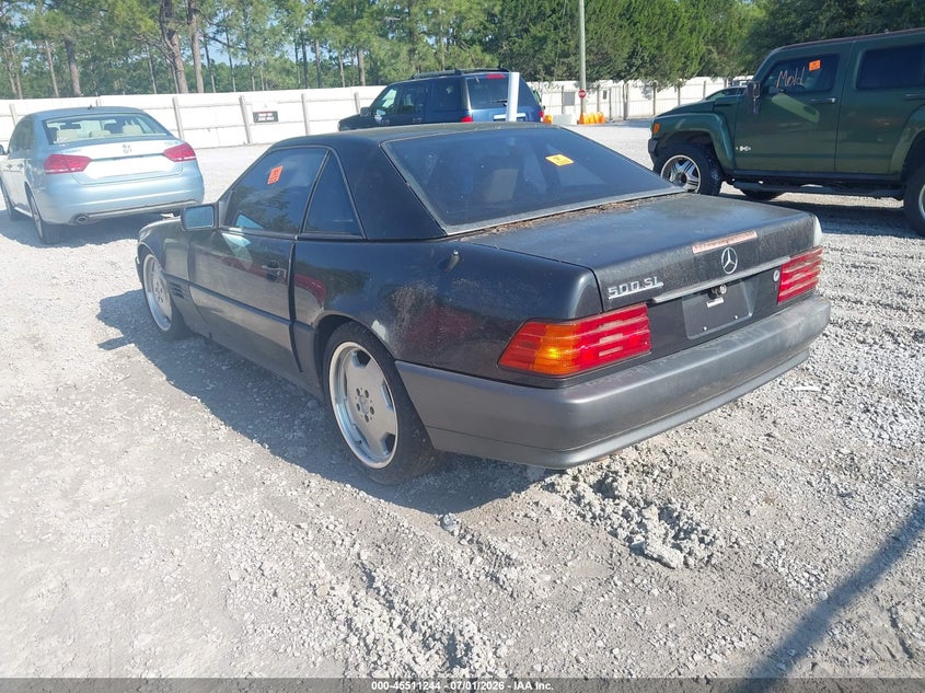1992 Mercedes-benz 500 VIN WDBFA66E1NF064998 IAAI salvage auction — NORMAL WEAR, Clear (Florida), sold $275 on 2026-07-30 (photo 3)