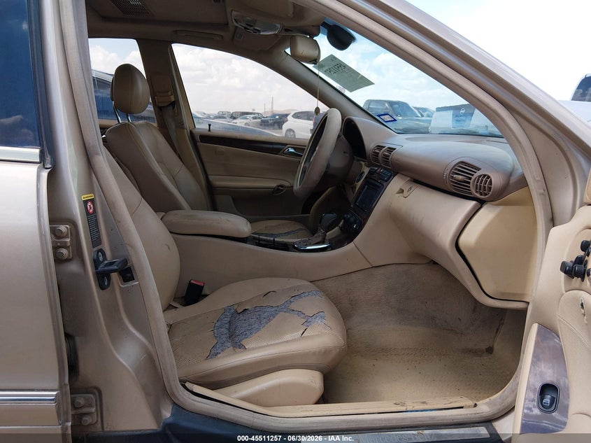 2003 Mercedes-benz C class VIN WDBRF81J53F372655 IAAI salvage auction — NORMAL WEAR, Original (Texas), sold $175 on 2026-08-19 (photo 5)