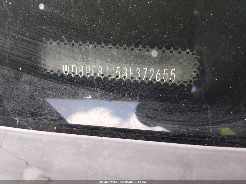 2003 Mercedes-benz C class VIN WDBRF81J53F372655 IAAI salvage auction — NORMAL WEAR, Original (Texas), sold $175 on 2026-08-19 (photo 9)